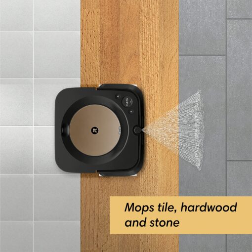 iRobot Braava Jet m6 (6012) Ultimate Robot Mop- Wi-Fi Connected, Precision Jet Spray, Smart Mapping, Works with Alexa, Ideal for Multiple Rooms, Recharges and Resumes, Black - Image 11