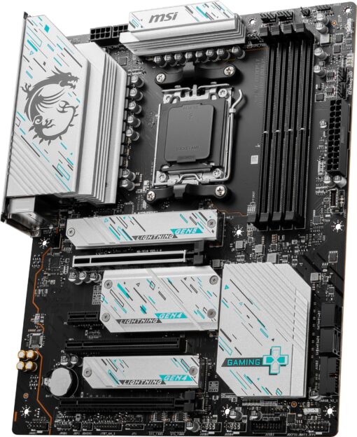 MSI X670E GAMING PLUS WIFI Gaming Motherboard (AMD Ryzen 9000/8000/7000 Series Processors, AM5, DDR5, PCIe 5.0, SATA 6Gb/s, M.2 slots, USB 3.2 Gen 2, Wi-Fi 6E, Bluetooth 5.3, 2.5Gbps LAN, HDMI/DP,ATX) - Image 6