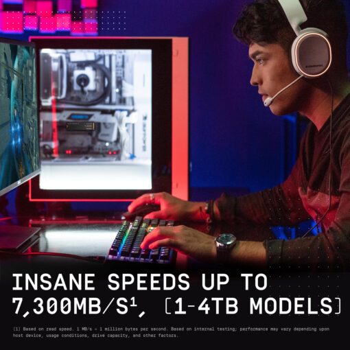 WD_BLACK 4TB SN850X NVMe Internal Gaming SSD Solid State Drive - Gen4 PCIe, M.2 2280, Up to 7,300 MB/s - WDS400T2X0E - Image 6