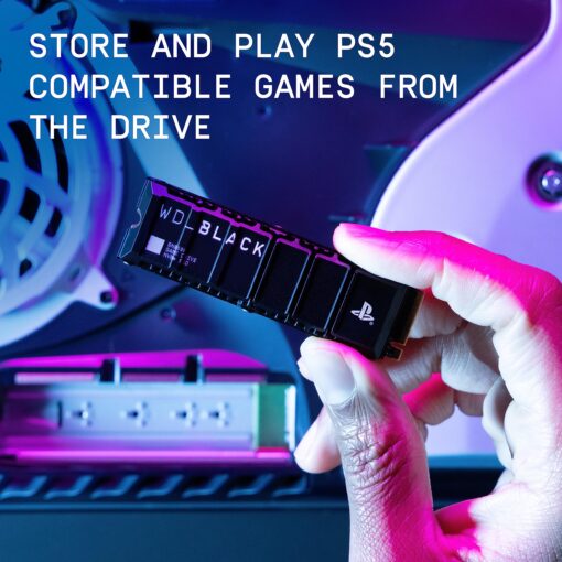 WD_BLACK 2TB SN850P NVMe M.2 SSD Officially Licensed Storage Expansion for PS5 Consoles, up to 7,300MB/s, with heatsink - WDBBYV0020BNC-WRSN - Image 4