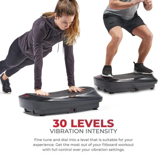 Sunny Health & Fitness FITBOARD 4D Vibration Plate Premium Total Body Shaker Platform for Toning, Sculpting & Recovery, Vibration Plate Exercise Machine with Remote – SF-VP822058 - Image 6
