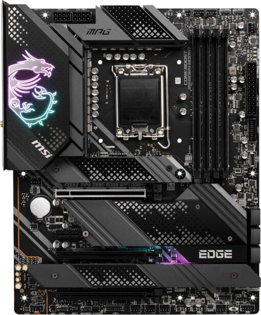 MSI MPG Z690 Edge WiFi DDR4 Gaming PC Motherboard (ATX, 12th Gen Intel Core, LGA 1700 Socket, DDR4, PCIe 4, CFX, M.2 Slots, Wi-Fi 6E) Intel Computer Motherboards (Renewed) - Image 7