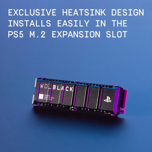 WD_BLACK 2TB SN850P NVMe M.2 SSD Officially Licensed Storage Expansion for PS5 Consoles, up to 7,300MB/s, with heatsink - WDBBYV0020BNC-WRSN - Image 5