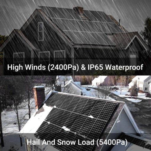 Newpowa 250W Solar Panel Monocrystalline for 12V 24V Norminal System with High-Efficiency Voltage Boost 15V Cells Works Best with MPPT Controller Charger Off-Grid for RV Marine Boat 250 Watts - Image 3
