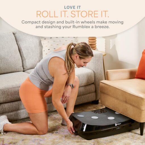 Lifepro Rumblex 4D Vibration Plate Exercise Machine with Triple Motor Oscillation, Linear, and Pulsation – Advanced 4D Vibration Technology for Whole Body Fitness, Weight Loss and Recovery at Home - Image 2