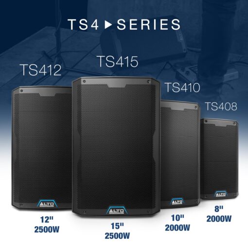 Alto Professional TS408 - 2000W 8" Powered PA Speaker with 3 Channel Mixer, Bluetooth Streaming, Wireless Loudspeaker linking, DSP and Alto App - Image 19