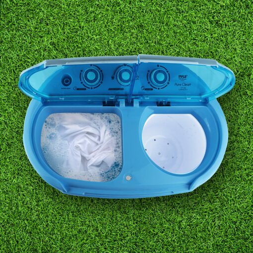 Washing Machine Portable 2-in-1 & Spin-Dryer - Convenient Top-Loading Easy Access, Energy & Water Efficient Design, Ideal for Smaller Loads - No Special Parts or Plumbing Required -2 FT Drainage Hose - Image 2