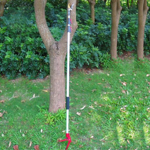 Mesoga 5.6-13 Foot Extendable Tree Pruner, Cut and Hold Pruning Trimmer, Long Reach Pole Saw, Telescoping Fruit Picker, Branches Bypass Lopper - Image 3