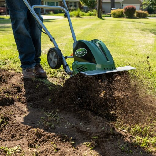 Scotts Outdoor Power Tools TC70135SS Garden Tiller, 16-Inch, 13.5-Amp, Green - Image 7
