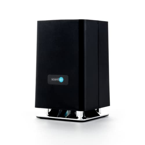 ScentAir Whisper Home | Diffuser Machine, Scents up to 800 Sq. Ft Room, Compatible with Alexa & Google, WiFi & Bluetooth Enabled, Cartridge Sold Separately, Black