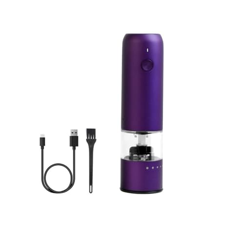 DFHBFG Mini Electric Pepper Grinder Outdoor Portable Pepper Grinder Charging(D)