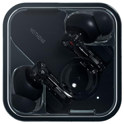 Nothing Ear Wireless Earbuds with ChatGPT Integration, Smart ANC, Hi-Res Audio with LDAC & LHDC, 11mm Dynamic Bass Boost, 40.5H Playtime, 6 Mics for Calls Wireless Headphones, Wireless Charging Black