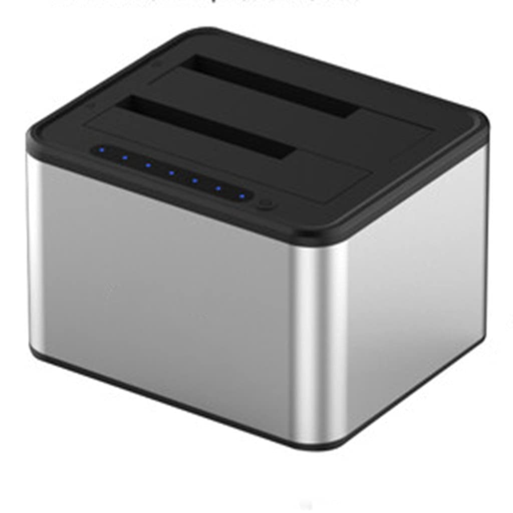 ZHCHAO Aluminum 2.5"/3.5" Compatible 5GBPS HDD SSD External Case Enclosure Hard Drive HDD Docking Station 3.0 HDD Box
