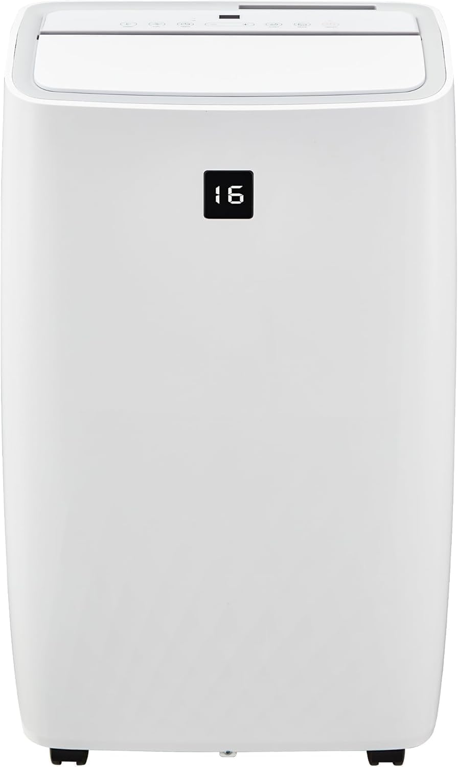 14,000 BTU Portable Air Conditioner – 4-in-1 Portable AC Unit with Cooling, Dehumidifier, Fan & Sleep Mode for Rooms Up to 700 Sq.Ft, Remote Control, LED Display, 24H Timer, White-3033