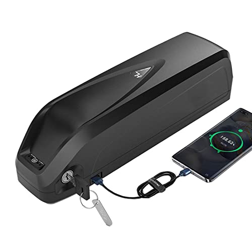 AJJBSS 36v 48v 52V E-Bike Battery Lithium Ion 13ah 17.5ah 20ah 1000w High Power Battery Lithium Battery Pack Ebike Electric Bicycle with BMS + Charger,48v,17.5AH