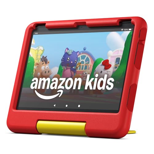 Amazon Fire 10 HD Kids tablet (newest model) ages 3-7 | Bright 10.1" HD screen with included ad-free and exclusive content, robust parental controls, 13-hr battery, 32 GB, Disney Mickey Mouse