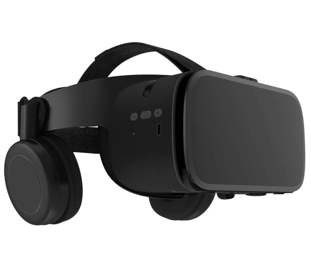 TOEWOE VR Headset, Virtual Reality Headset, 3D Glasses Virtual Reality Headset for VR Games & 3D Movies, HD VR Goggles for iOS and Android Smartphones (Color : Black)