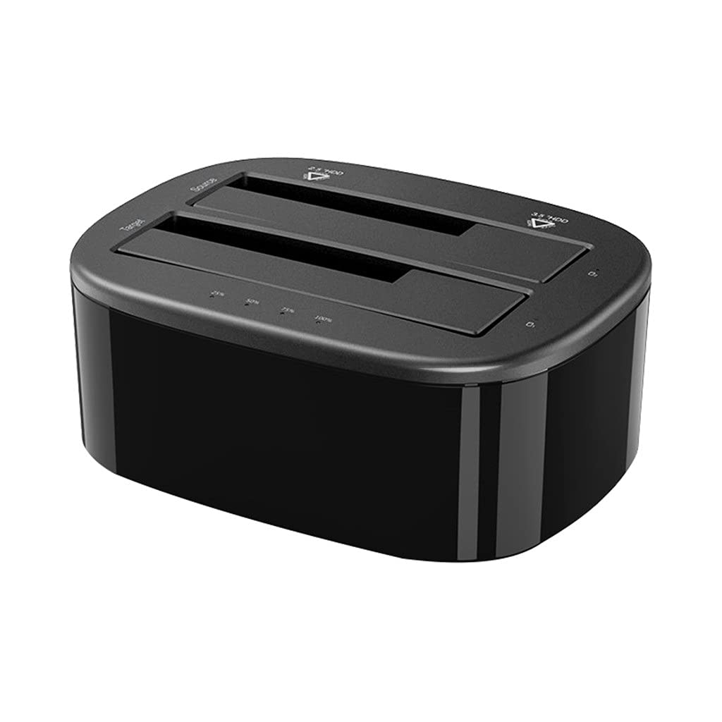 ZHCHAO Bay HDD Docking Station with Offline Clone SATA to 3.0 External Hard Drive Docking Station for 3.5/2.5 HDD SSD
