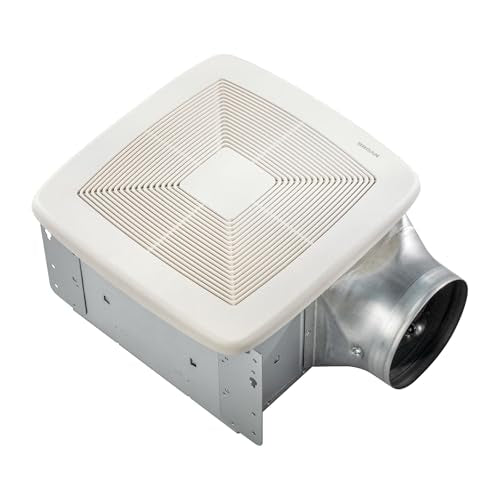 Broan-NuTone QT Series Very Quiet 80 CFM Ceiling Bathroom Exhaust Fan, .4 Sones, ENERGY STAR Certified
