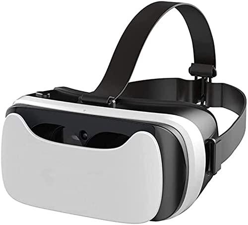 KouRy 3D VR Headset, VR Glasses, HD Universal Virtual Reality Goggles Compatible with iOS & Android Phones, Comfortable Adjustable, Ideal VR Glasses for Kids and Adults (Color : Yellow)