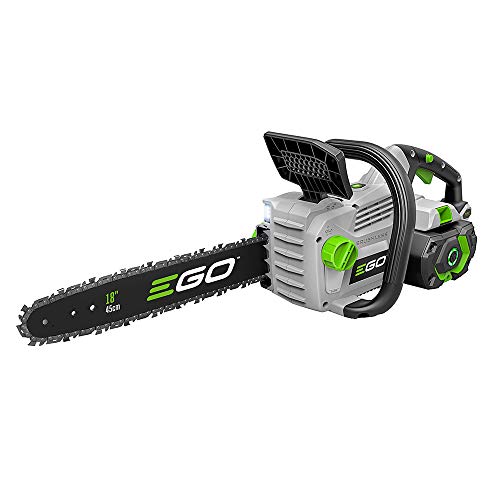 EGO POWER+ Chain Saw, 18” Battery Powered Chainsaw, Electric Cordless, Includes 56V 5.0Ah Battery and Charger – CS1804