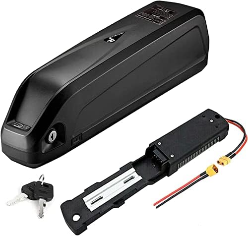 36V Battery HL 36V Down Tube Battery 36V Ebike Battery 20Ah Electric Bike Battery 36V Lithium-Ion Battery with Charger, Safe Lock, Led Indicator Light, Base for 250-1200W Electric Bicycles Motor