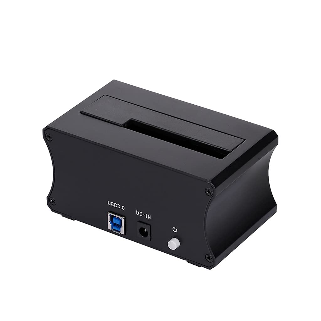 USB3.0 Hard Drive Docking Station 2.5/3.5'' SATA HDD/SSD High Speed Aluminum Alloy HDD Enclosure Card Reader