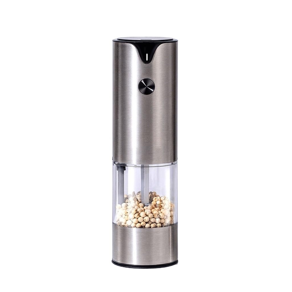 MFORTAB Stainless Steel Electric Sea Salt Pepper Grinder New Home Charging Black Pepper Grinder