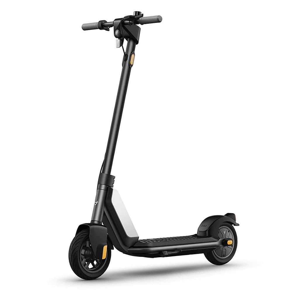 NIU KQi1 Sport Electric Scooter, Lightweight Portable Scooter with 25km Max Range, 15.5 MPH Max Speed - Black