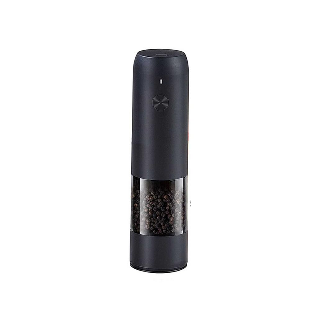 MFORTAB Large Capacity Electric Pepper Grinder Rose Salt Automatic Grinder Electric Spice Grinder(D)