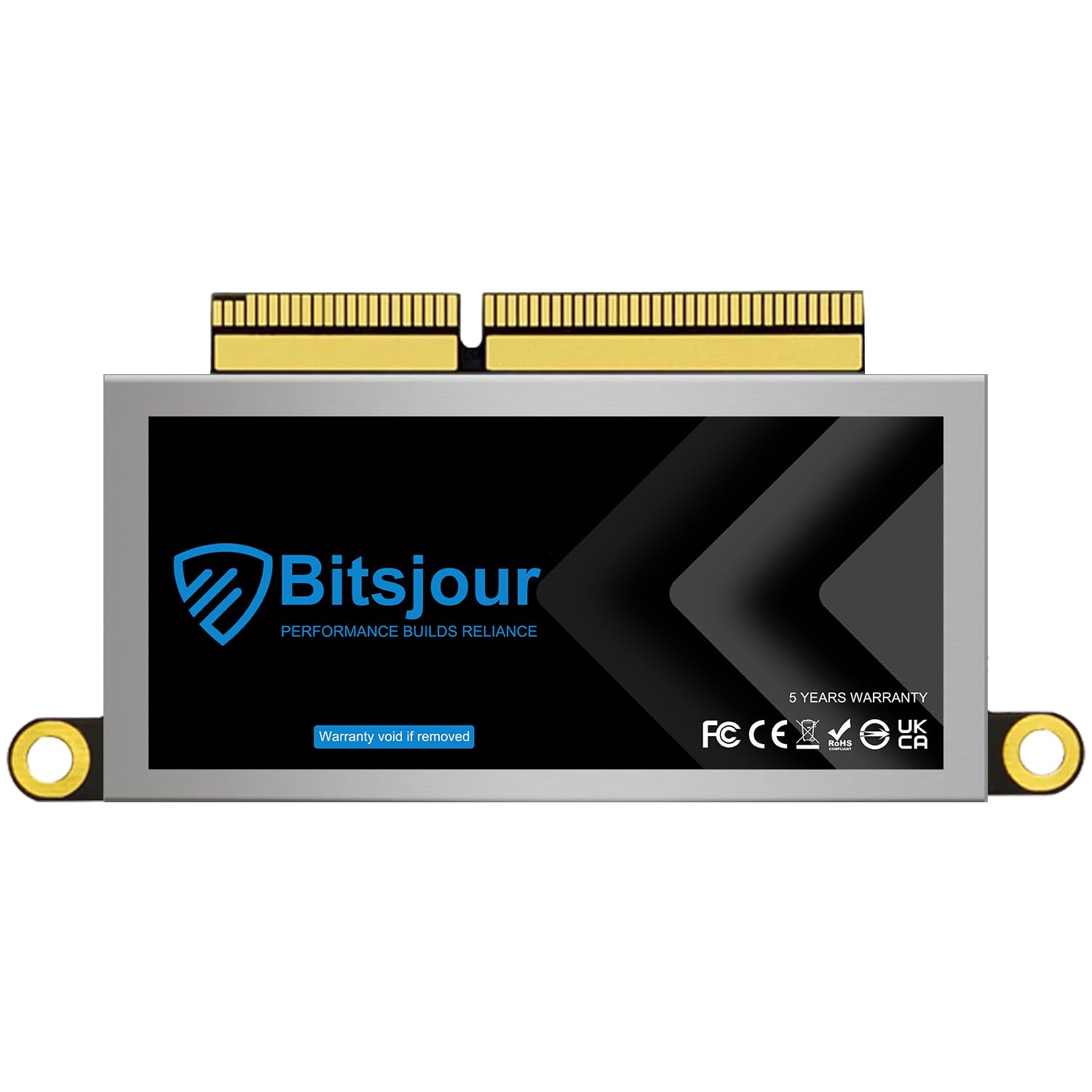 Bitsjour 1TB SSD for Apple MacBook Pro 2016 2017 A1708 EMC 2978/3164 Non-Touch Bar, Original Mac Interface M.2 NVMe PCIe 3.0 Replacement Hard Drive (macOS Pre-Installed)