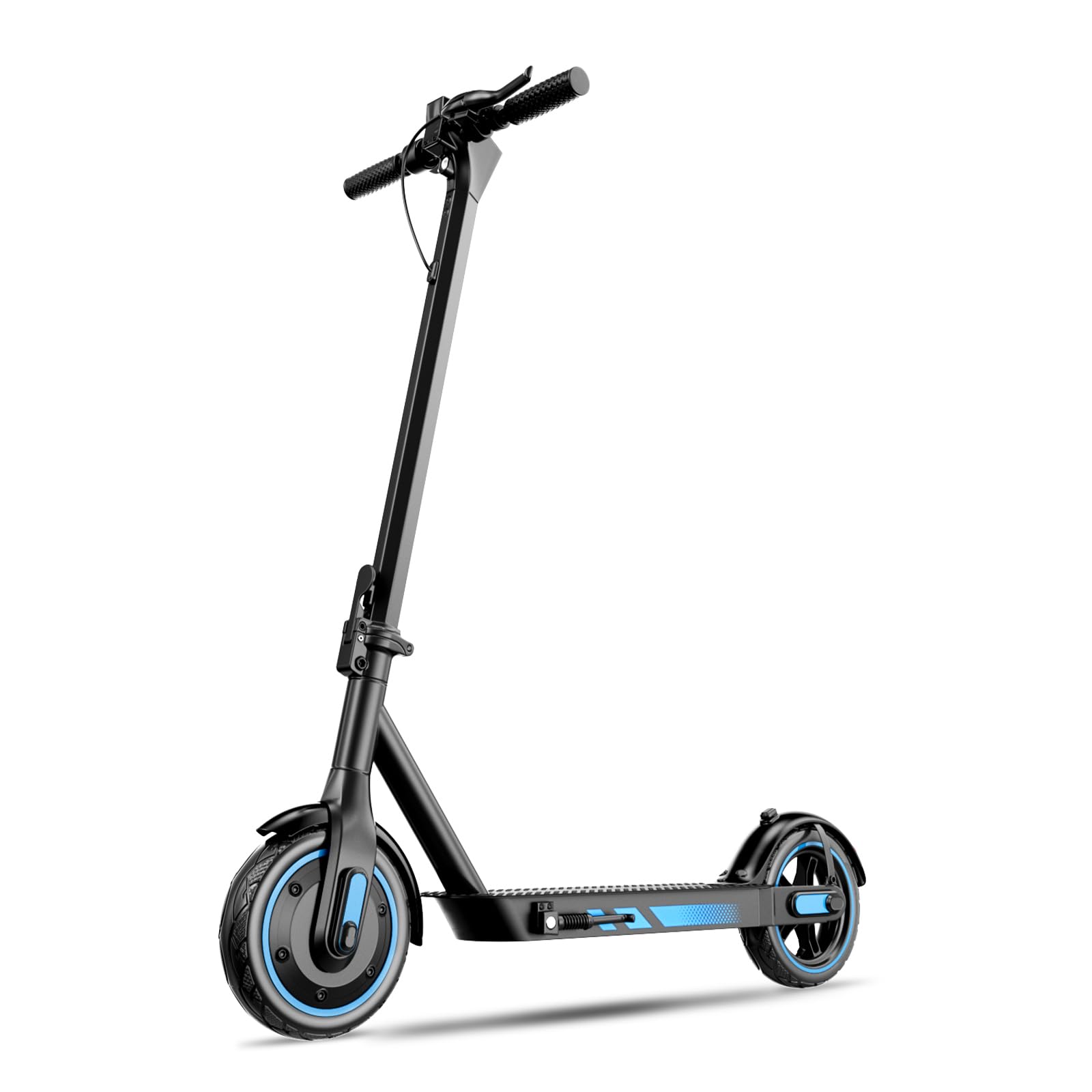Electric Scooter Adults, Up to 25 Mph and 22 Miles Range, 500W Motor E-Scooter with 10" tire, Foldable Escooter with Dual Braking and App Control, UL Certified (Blue)