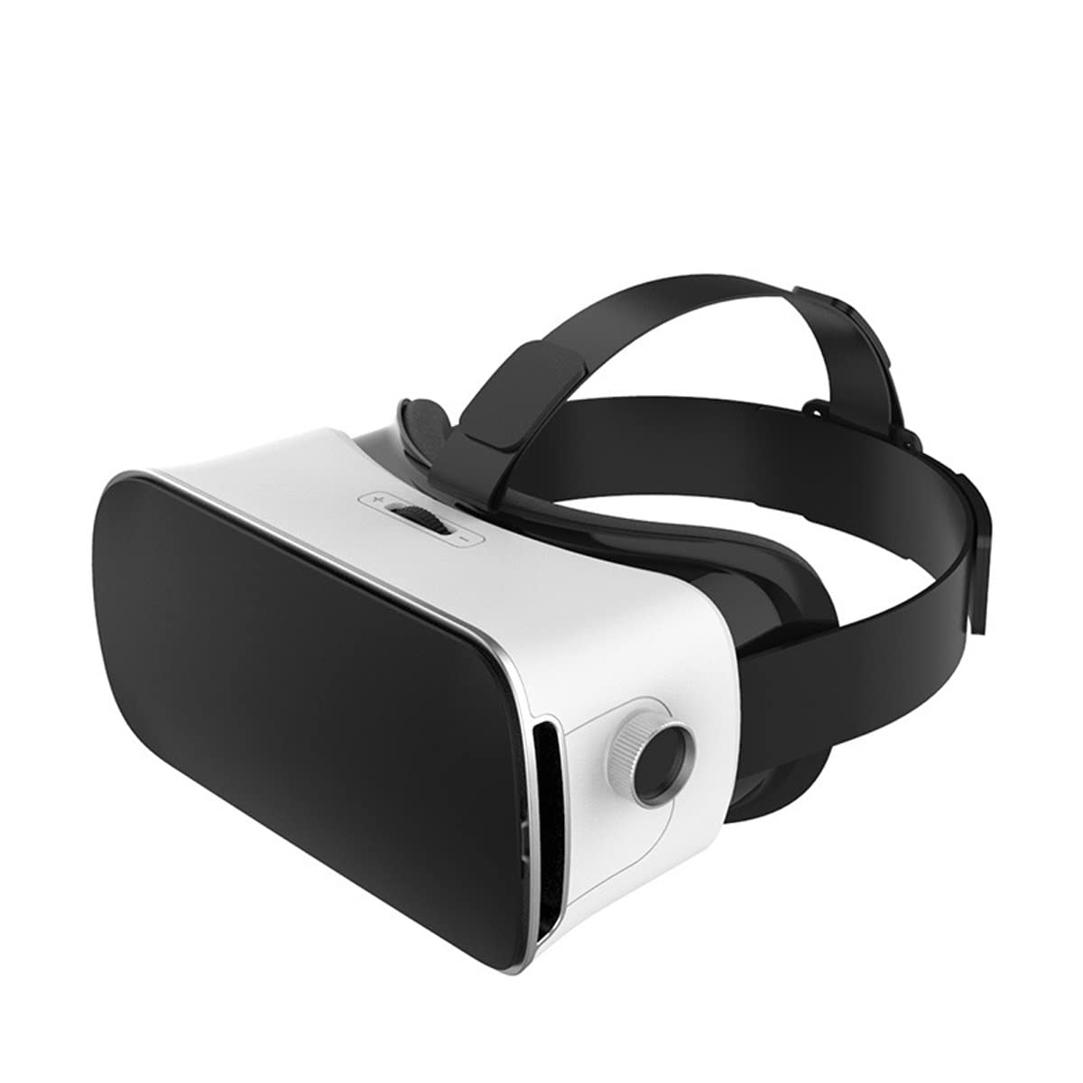 Feilx Adjustable VR Glasses, Reality Virtual Goggles, 3D VR Glasses, All-in-one VR Games Headset, 3D VR Glasses for Mobile Games and Movies High Definition Optical Lens (Color : White)