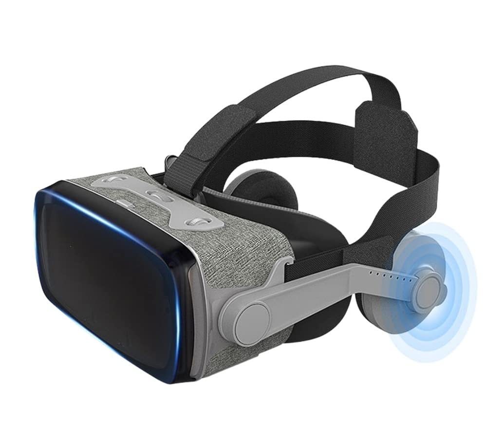 TOEWOE VR Headset, 3D VR Glasses, Virtual Reality Goggles, Virtual Reality Headset for Movies and Games, VR Glasses Compatible for iOS & Android Phone