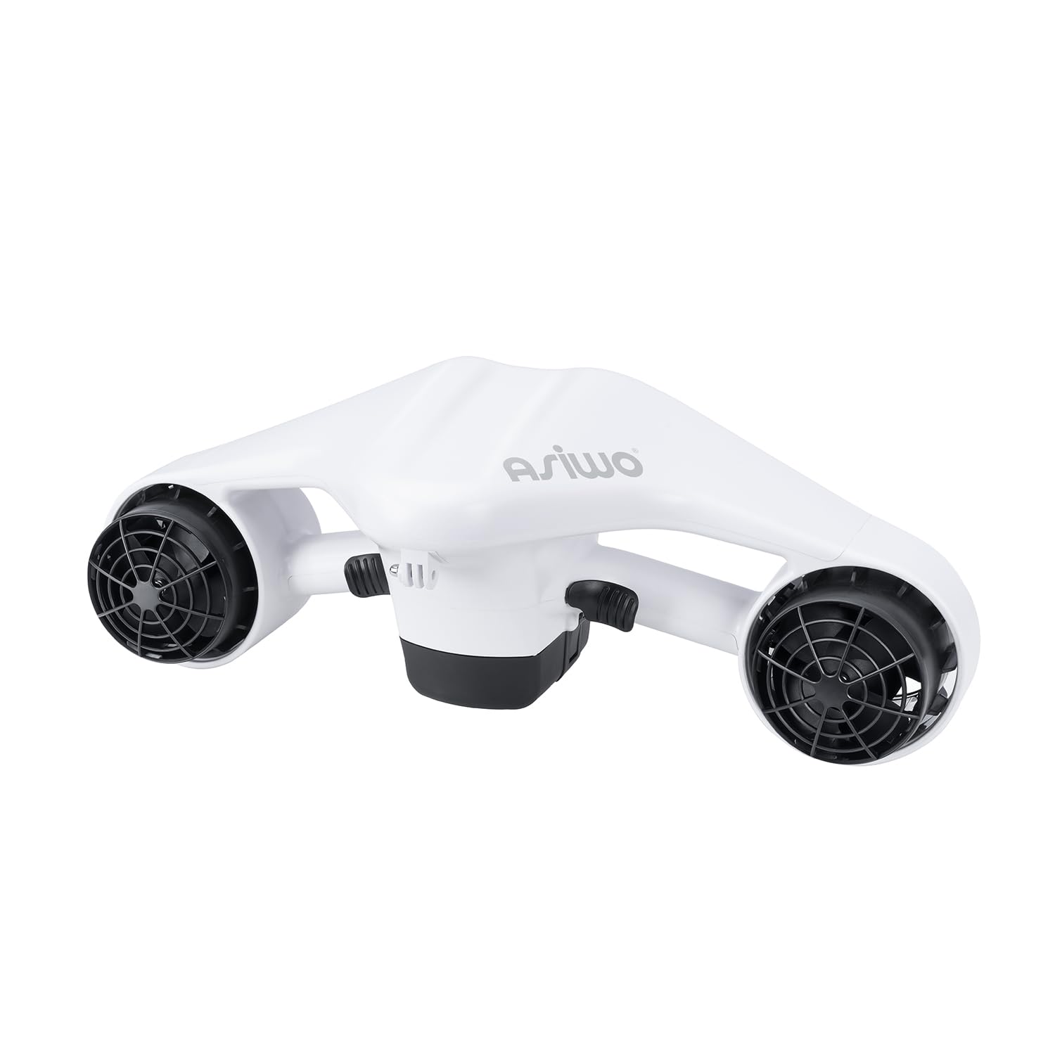 Asiwo Underwater Scooter, Sea Scooter Dual Motors with Action Camera Mount for Kids/Adults, Water Scooter 40M Waterproof for Scuba Diving Snorkeling Pool Sea Adventures (White)