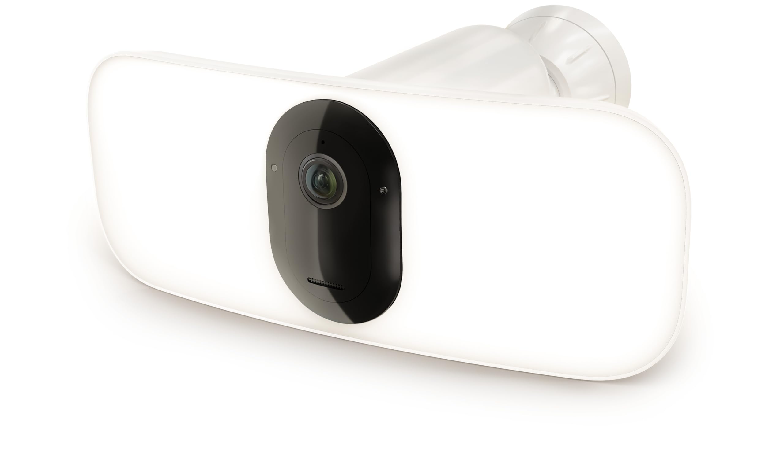 Arlo Pro 3 Floodlight Security Camera 2K HDR 2000-3000 Lumens | Wire-Free | Protect Driveways & Alleyways | Connects to Wi-Fi | Color Night Vision, Motion Sensor, 2-Way Audio, Rechargeable (White)