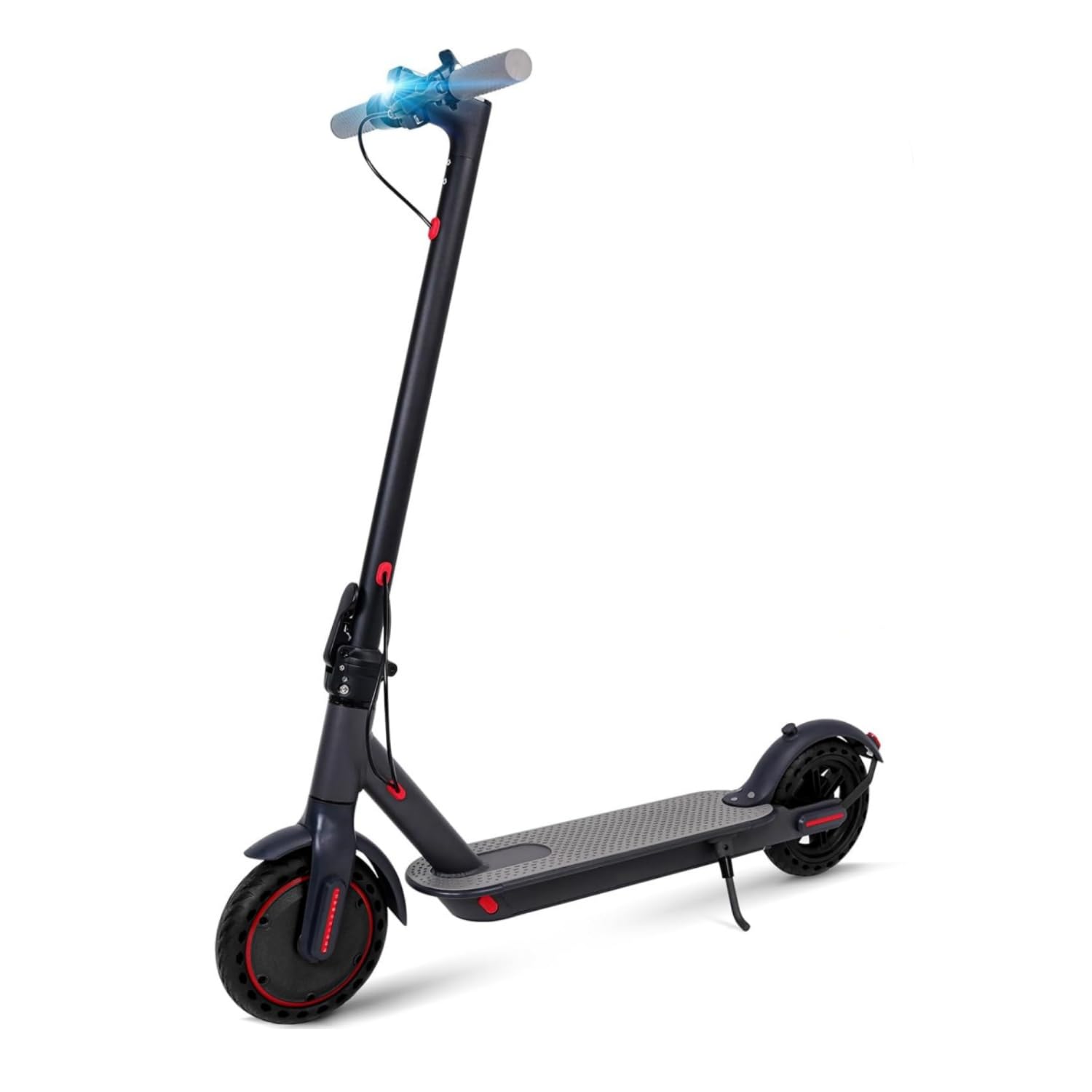 Electric Scooter for Adults, 8.5"/10" Tires, 19/22Mph, 350W/500W Motor, 21-28 Miles Range, Folding E-Scooter with Dual Suspension and Braking System, App Control