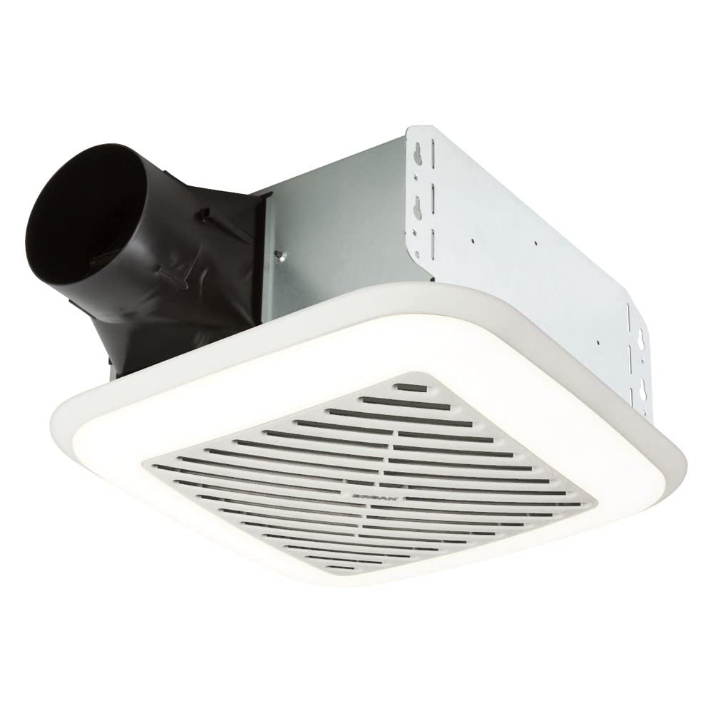 Broan-NuTone 791LEDM Ventilation Fan with LED Light and Roomside Installation, ENERGY STAR Certified, 110 CFM, 1.5 Sones, White