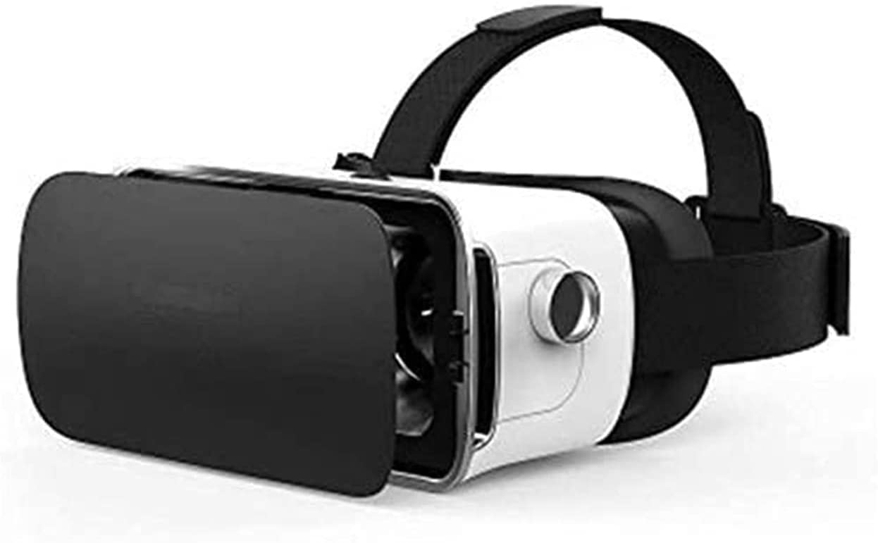 Dongng VR Headset,Virtual Reality Headset,VR 3D Glasses for Movies, Video,Games - VR Goggles for iPhone, Android and Other Phones Within 4.7-6.2 inch (Black)