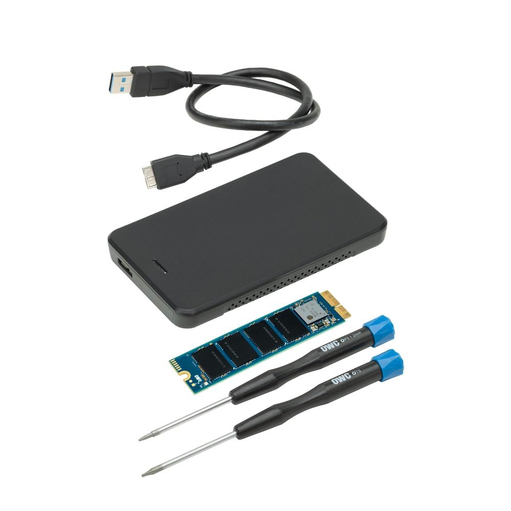 OWC 2.0TB Aura N2 NVMe SSD Upgrade Kit w/ 1TB Express USB 3.0 Compatible with MacBook Pro w/Retina Display (Late 2013 - Mid 2015) and MacBook Air (Mid 2013 -Mid 2017)