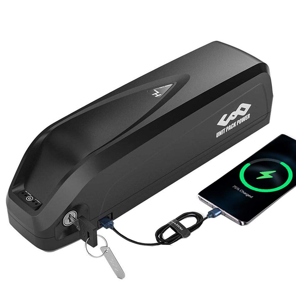 Unit Pack Power Ebike Battery - 48V Electric Bike Battery for 1000W/750W / 500W Motor Bicycle - Lithium Battery Pack - Ebik e Conversion Kit Battery - Cruiser Battery (48V 13AH UPP)