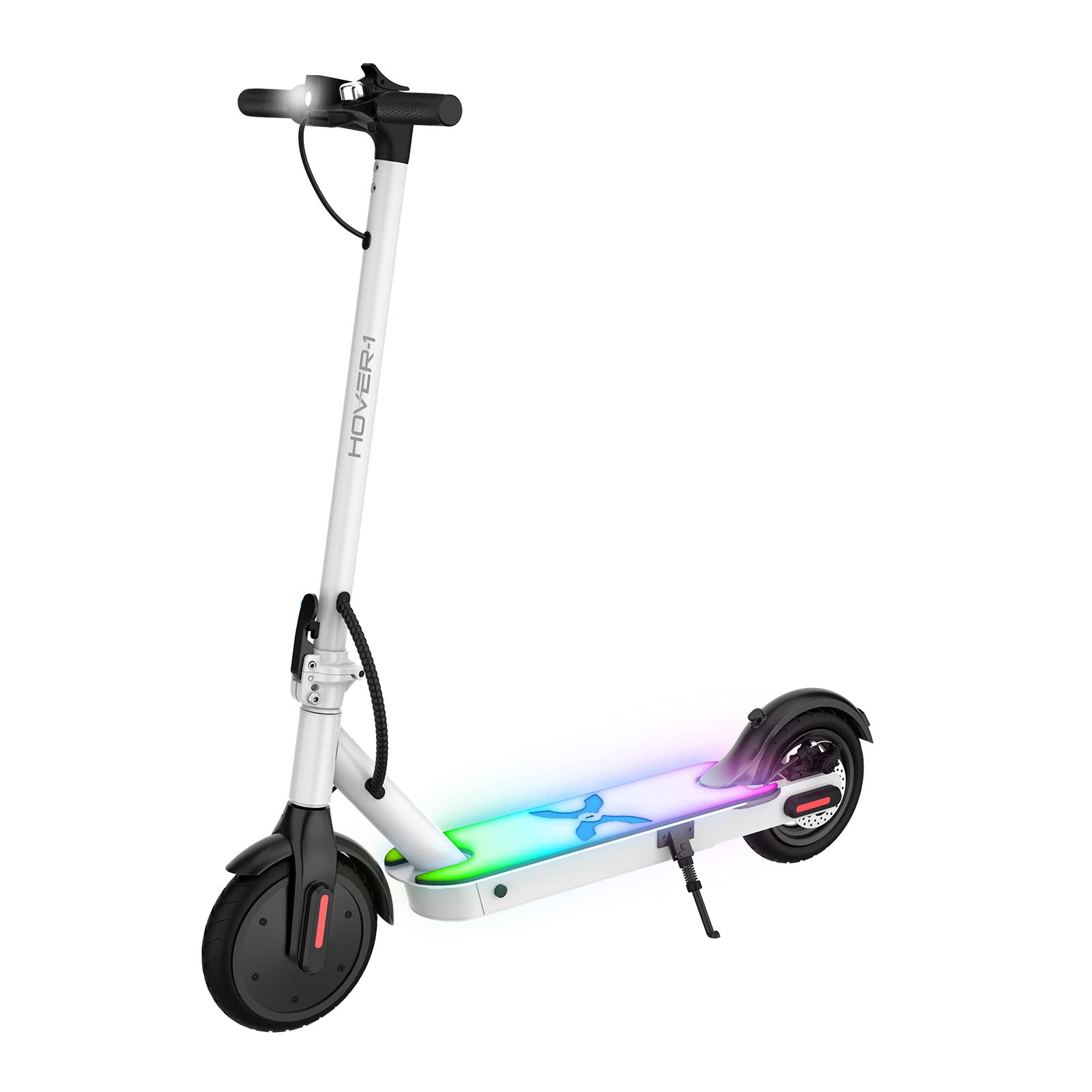 Hover-1 Jive Electric Folding Scooter 16 MPH, 8 Mile Range, 5HR Charge, LCD Display, 8.5 Inch High Grip Tires, 264 LB Max Weight, Cert Tested, for Kids, Teens, Adults