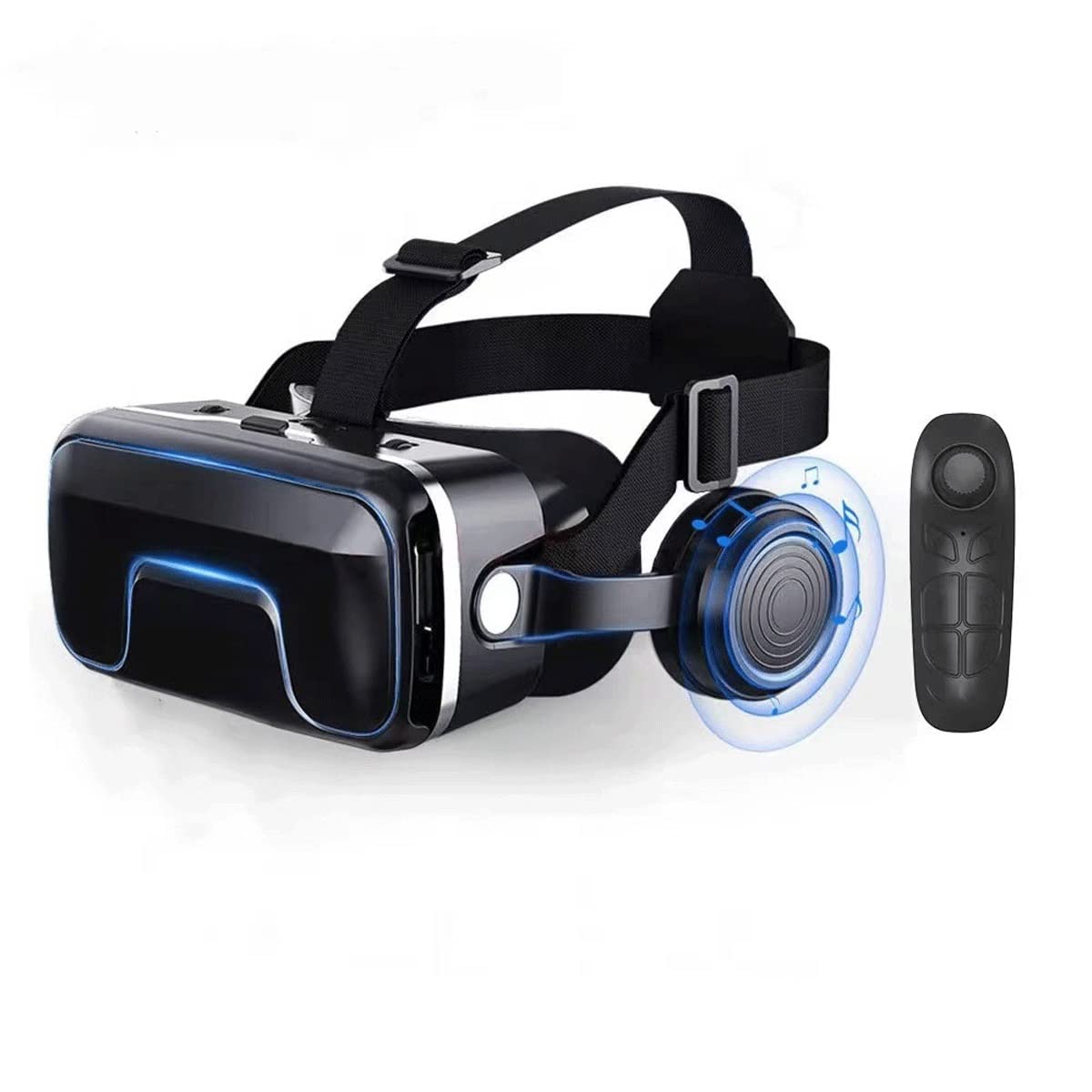 Feilx Vr Glasses VR Glasses,Adjustable Eye Care System- Universal Virtual Reality Goggles for Kids & Adults - Your Best Mobile Games w/Soft & Comfortable New 3D VR Glasses