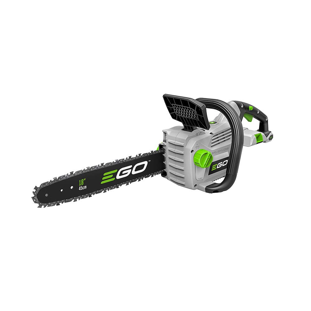 EGO POWER+ Chain Saw, 18” Battery Powered Chainsaw, Electric Cordless, Battery and Charger Not Included – CS1800