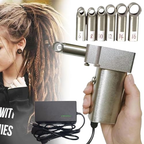 Portable Electric Dreadlocks Maker, Dreadlocks Machine, The Dreadlocks Machine Make and Connect Dreadlocks,for Human Hair Loc