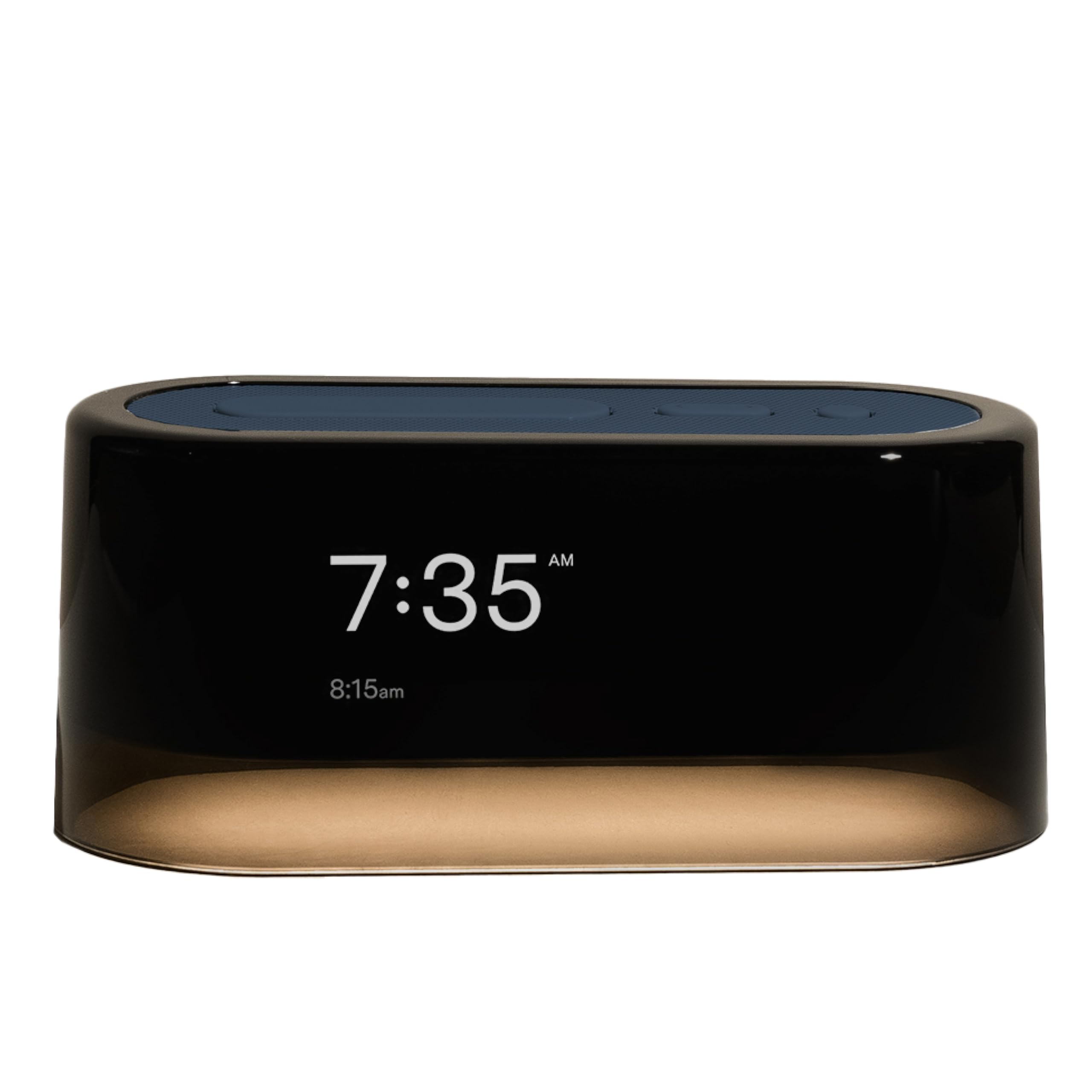 Loftie Smart Alarm Clocks for Bedrooms - Sound Machine Smart Alarm Clock w/Light, Bluetooth Speaker, White Noise, Nature Sound, Nightlight, Blackout Mode Alarm Clock, Smart Clock (Denim)