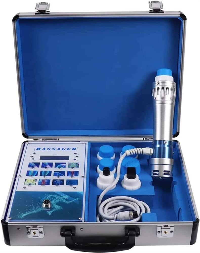 ZIRRFA Extracorporeal Shockwave Therapy Machine, Pain Relief Treatment Massager, Shock Wave Pain Physiotherapy Instrument for Sports Injuries, Joint Hurt