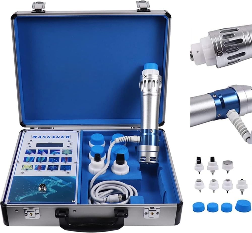 ZIRRFA Shockwave Therapy Machine for ED,Shockwave ED Therapy Machine ESWT Shock Wave Therapy Treatment Equipment for Pain Relief, Erectile Dysfunction(110-240V)