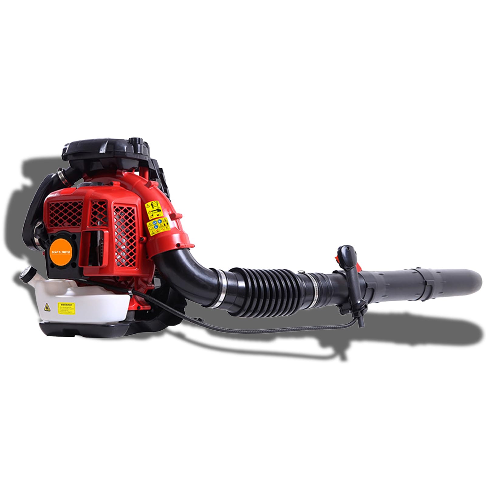 Gas Leaf Blower, 80CC 2-Stroke Backpack Leaf Blower with 900CFM & 210MPH, Variable Speed, Cruise Control, Air Cooling Back Pack Gas Leaf Blower for Snow, Leaves, and Dust Cleaning