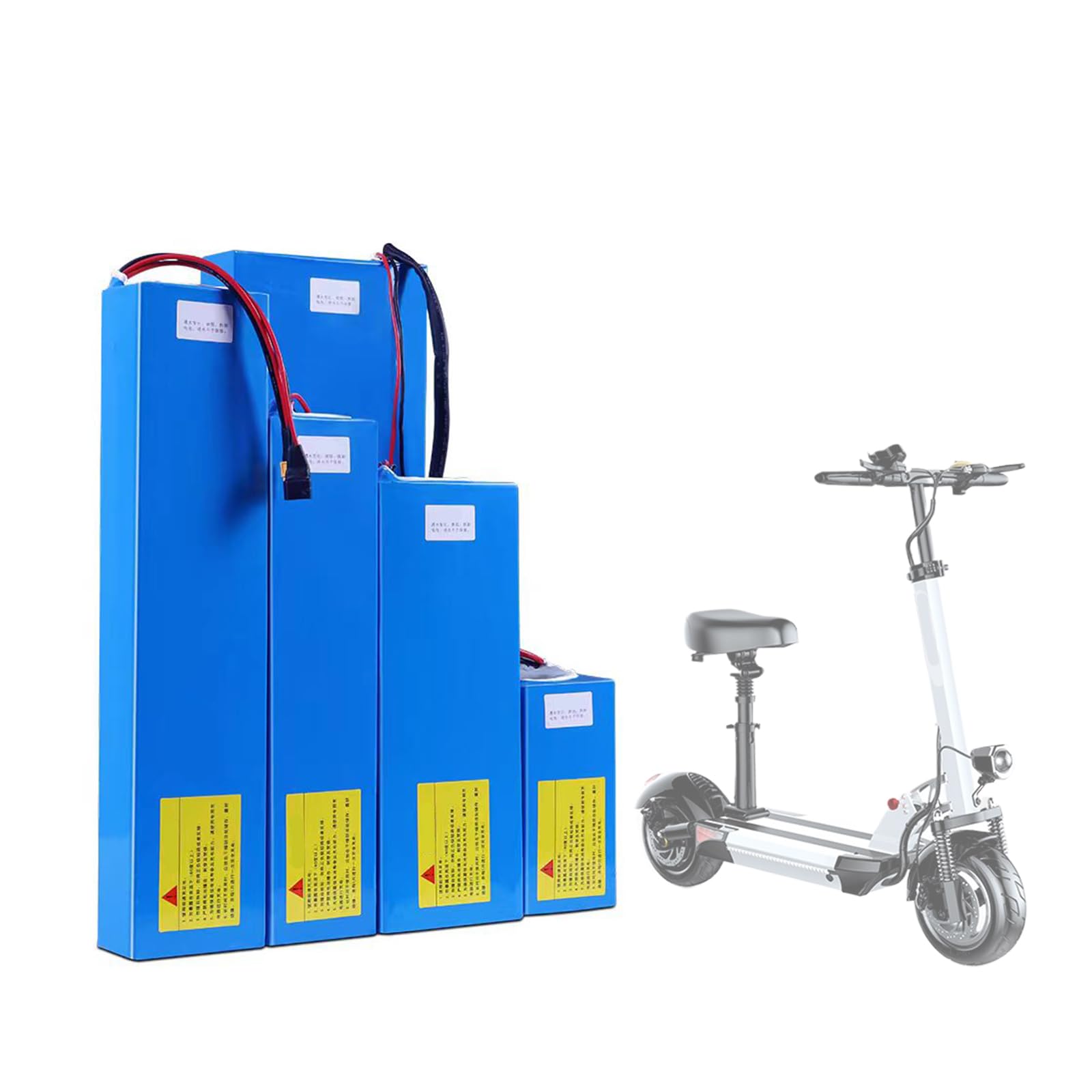 GXBHSP 36V 48V Electric Scooter Battery 7.8ah 10ah 13ah 15ah Lithium Battery Pack XT60 Plug (48V13ah)
